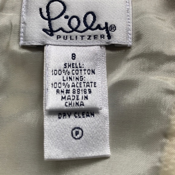 Lilly Pulitzer Strapless Patterned Tea-Midi - Picture 7 of 7